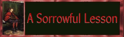 A Sorrowful Lesson Banner