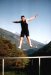 Jade Trampolining at an Adventure Park
