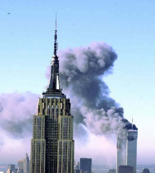 A mushroom cloud forms from explosion of 2nd jet