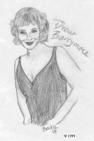 Becky's Drew Barrymore drawing