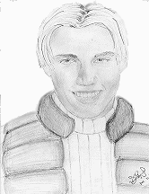 Nick Carter drawing - by Sharon - Dec. 31 '98