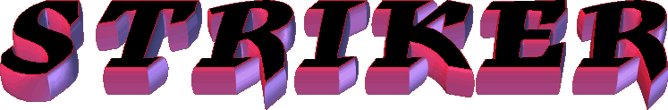 A blinking logo