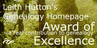 Leith Hutton's Genealogy Homepage 
Award of Excellence