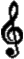 treble clef