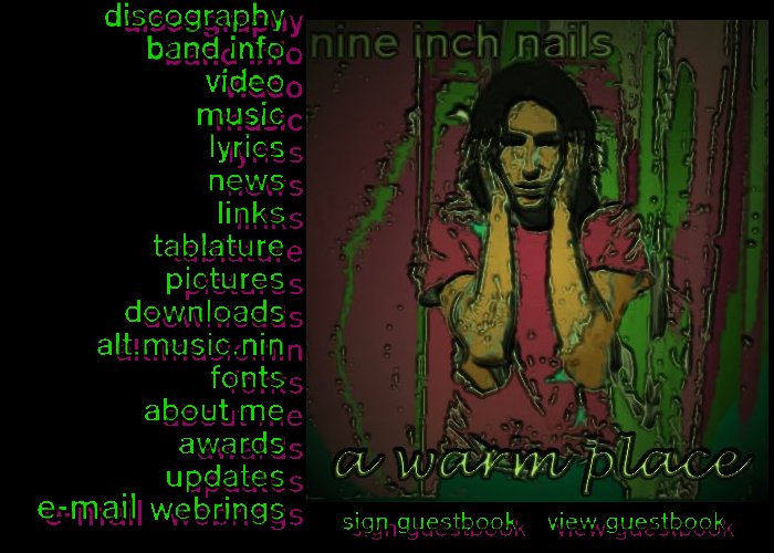 Nine Inch Nails : A Warm Place (Image Map)