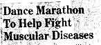 Newspaper clipping about dance marathon