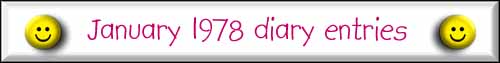 January 1978 diary