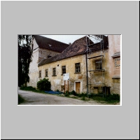 Sdfassade der ehemaligen Prokuratur mit sptgotischem Mauerwerk