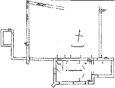 Grundriaufnahme der Klosteranlage 1985