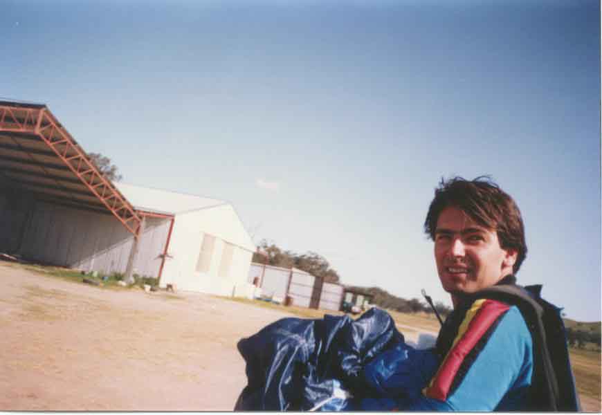 On the ground