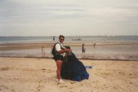 On the beach