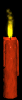 A candle for reading
