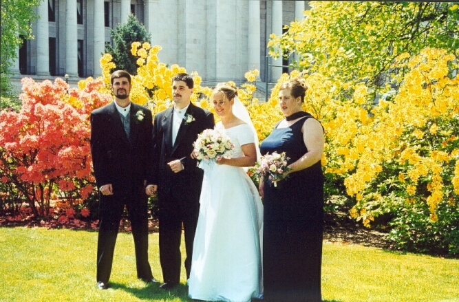 Alisa and Darren with Angela and Kevin