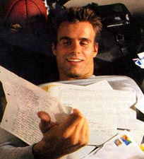 Cam reads his fan mail