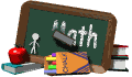 chalkboard with math
