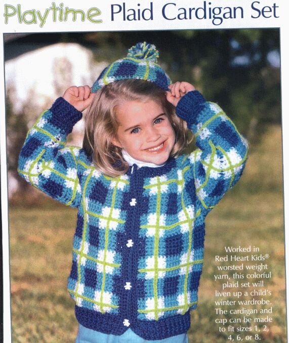 Plaid Cardigan