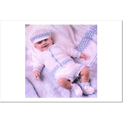 Blue and White Layette