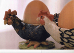 Hen egg cups