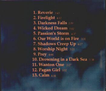 Back of CD Cover