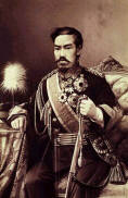 Mutsuhito o Meiji tenno (Kyoto 1852 - Tokyo 1912), imperatore del Giappone (1867-1912)
