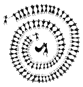 Custom T shirt Warli Series Design 1