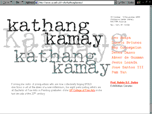 Kathang Kamay exhibit