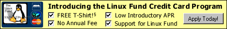 Get a LINUX credit Card!