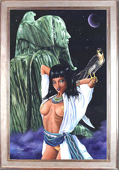 Egyptian Queen by the Sphinx
