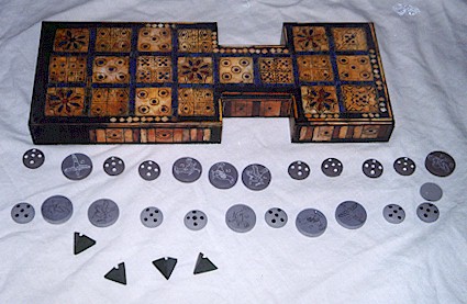 The board game found at Ur.