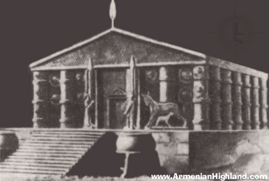 A ground-level temple