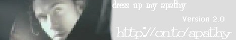 Dress Up My Apathy