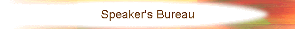 Speaker's Bureau