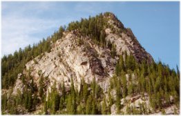 Northeast buttress and prominent Great Roof