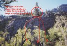 Teetertop routes from flat area above Alcove