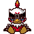 Hawkmon on a pearch (pearch not appart of picture)