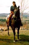 Co-owner Letitia Sisters, saddled up and ready for a brisk fall ride