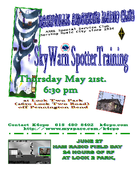 flyer for skywarn class