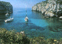 Baia Cove nei pressi di Mahon.