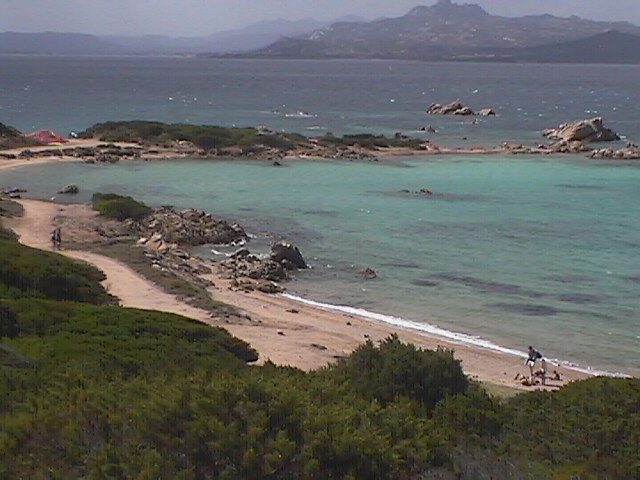 Nell'arcipelago de La Maddalena.