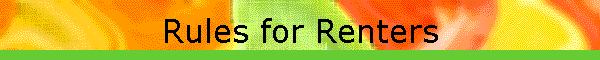 Rules for Renters