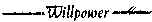 Willpoer