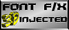 Font F/X 3D Injected Logo