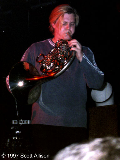 Tommy blows his horn