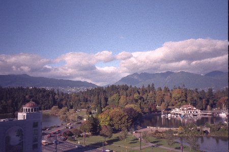 View of the mountains from Vancouver