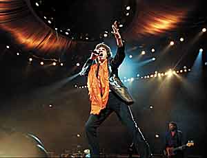 Mick in Globen