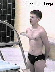 Joe at h.s. swim meet