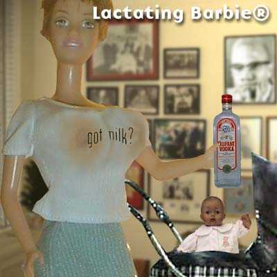 Lactating Barbie