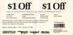 The Best Of Request Volume 6 coupon insert
