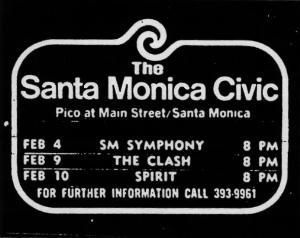 Clash Ad for Santa Monica Civic