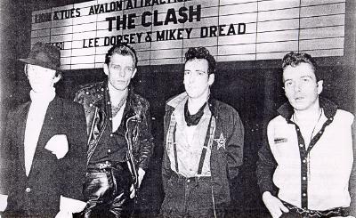 Clash in front of marquee